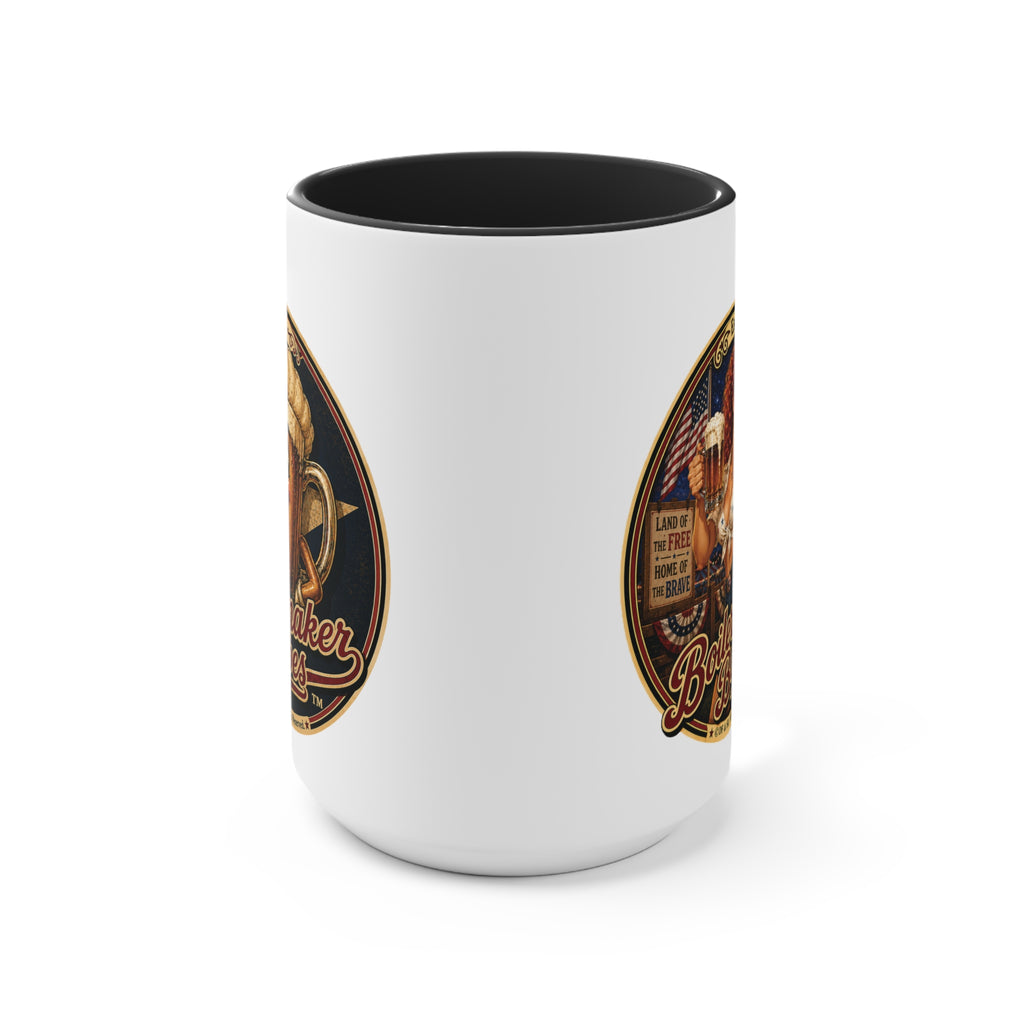 250! (F) – 15oz. Accent Mug - Boilermaker Babes ™ Vintage Style Pin-Up Art