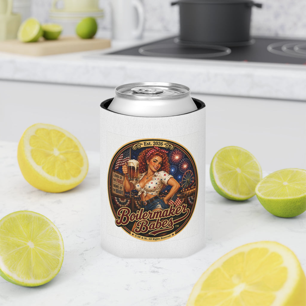250! (F) – Can Sleeve - Boilermaker Babes ™ Vintage Style Pin-Up Art