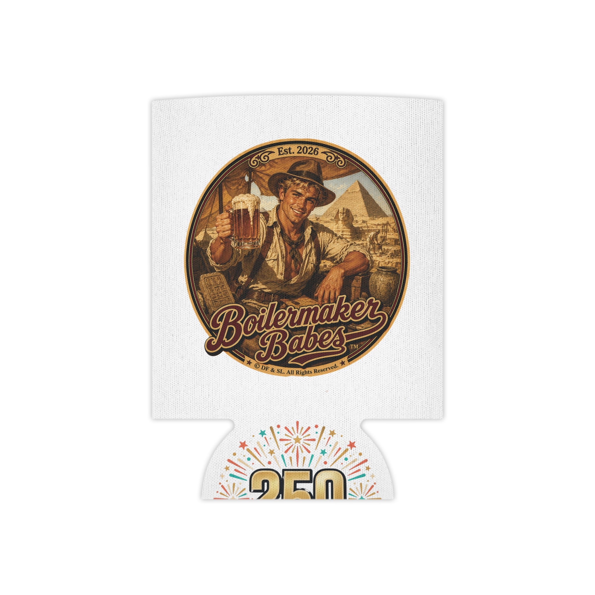 Arch! (M) – Can Sleeve - Boilermaker Babes ™ Vintage Style Pin-Up Art