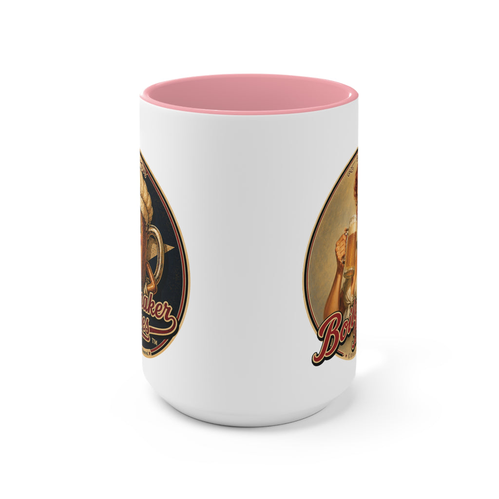 Thursti! (F) – 15oz. Accent Mug - Boilermaker Babes ™ Vintage Style Pin-Up Art