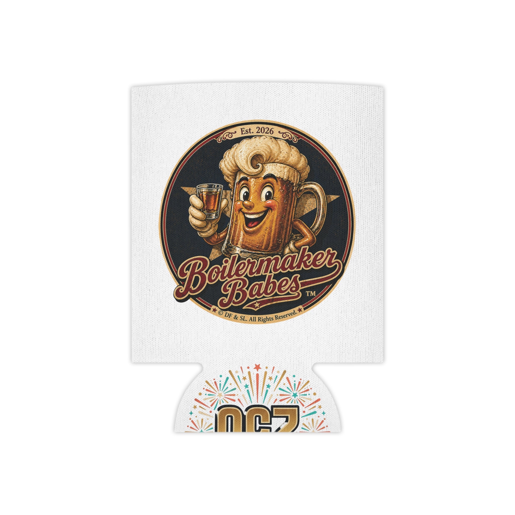 Arch! (M) – Can Sleeve - Boilermaker Babes ™ Vintage Style Pin-Up Art