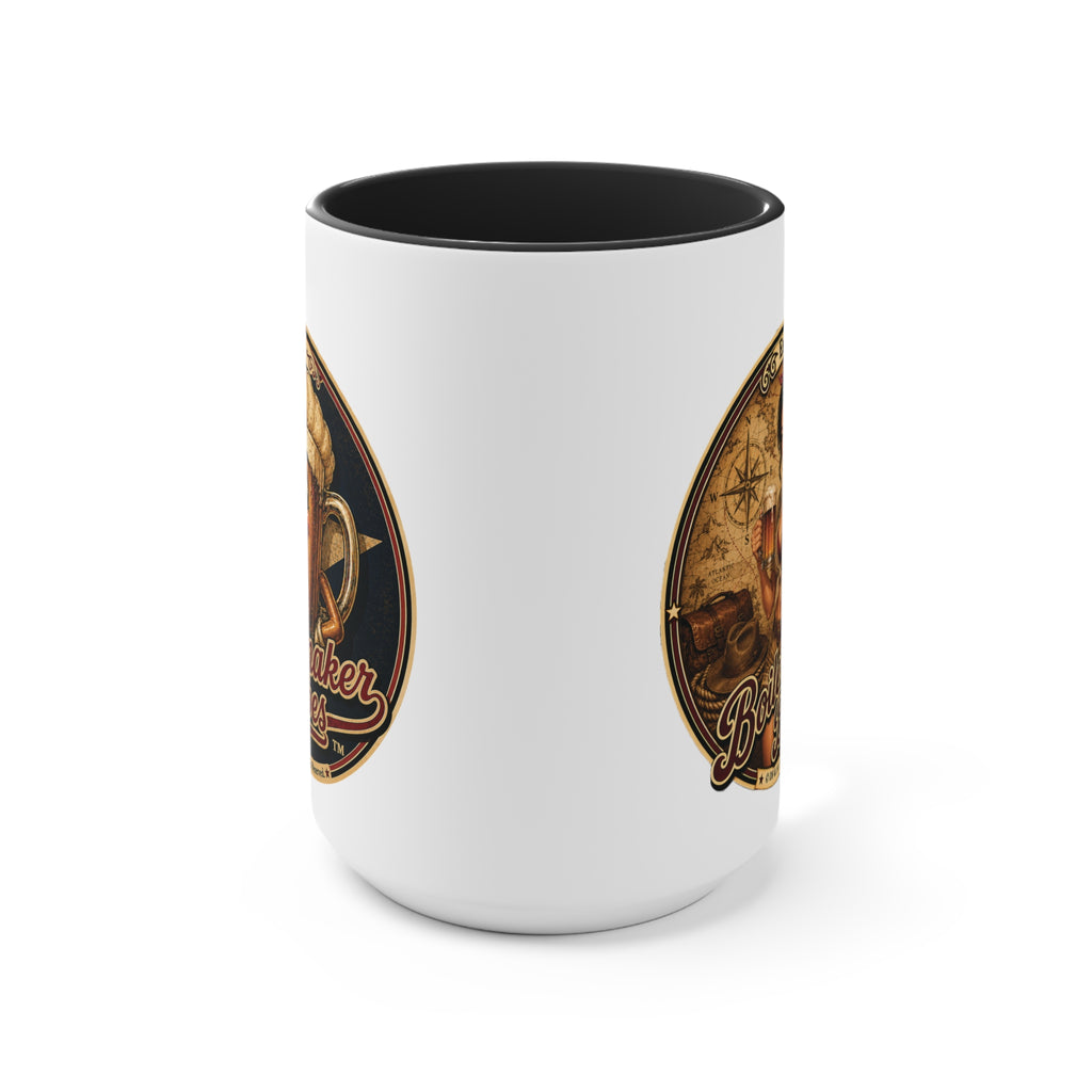 Xplore! (F) – 15oz. Accent Mug - Boilermaker Babes ™ Vintage Style Pin-Up Art
