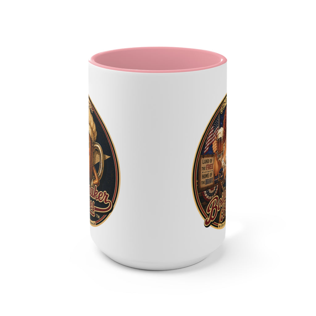 250! (F) – 15oz. Accent Mug - Boilermaker Babes ™ Vintage Style Pin-Up Art