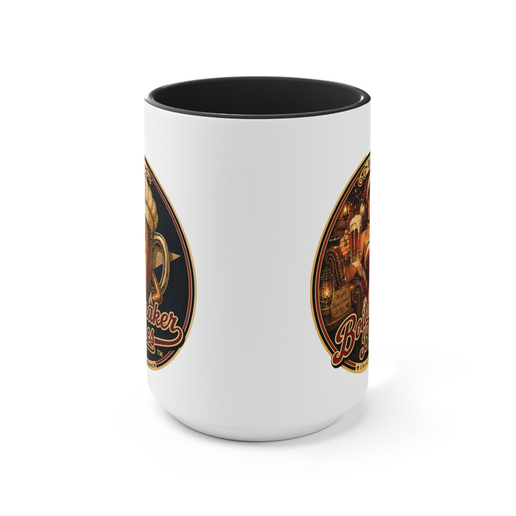 Claws! (F) – 15oz. Accent Mug - Boilermaker Babes ™ Vintage Style Pin-Up Art
