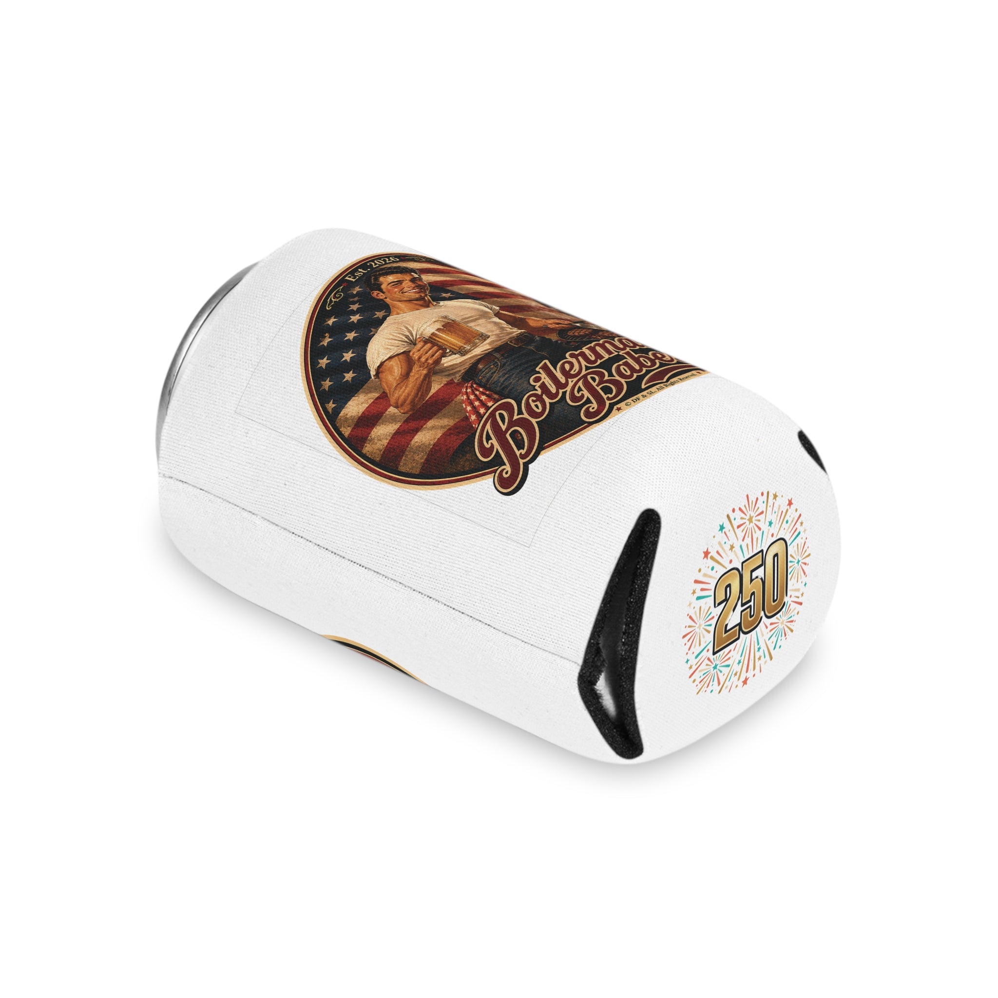 250! (M) – Can Sleeve - Boilermaker Babes ™ Vintage Style Pin-Up Art