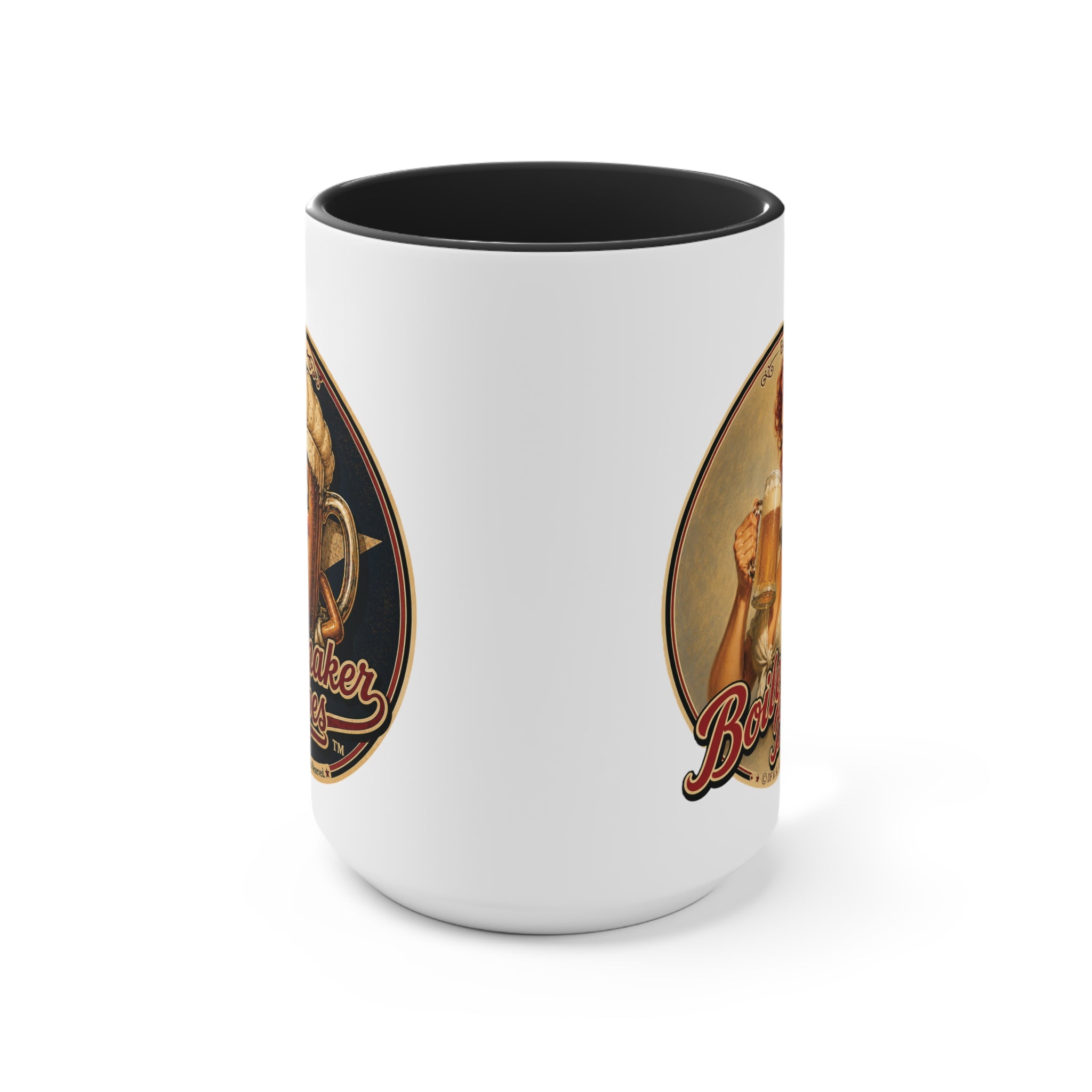 Thursti! (F) – 15oz. Accent Mug - Boilermaker Babes ™ Vintage Style Pin-Up Art