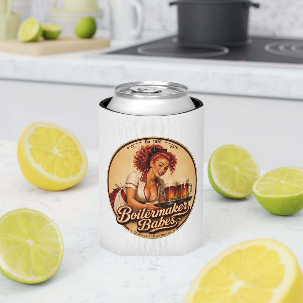 BB! (F) – Can Sleeve - Boilermaker Babes ™ Vintage Style Pin-Up Art