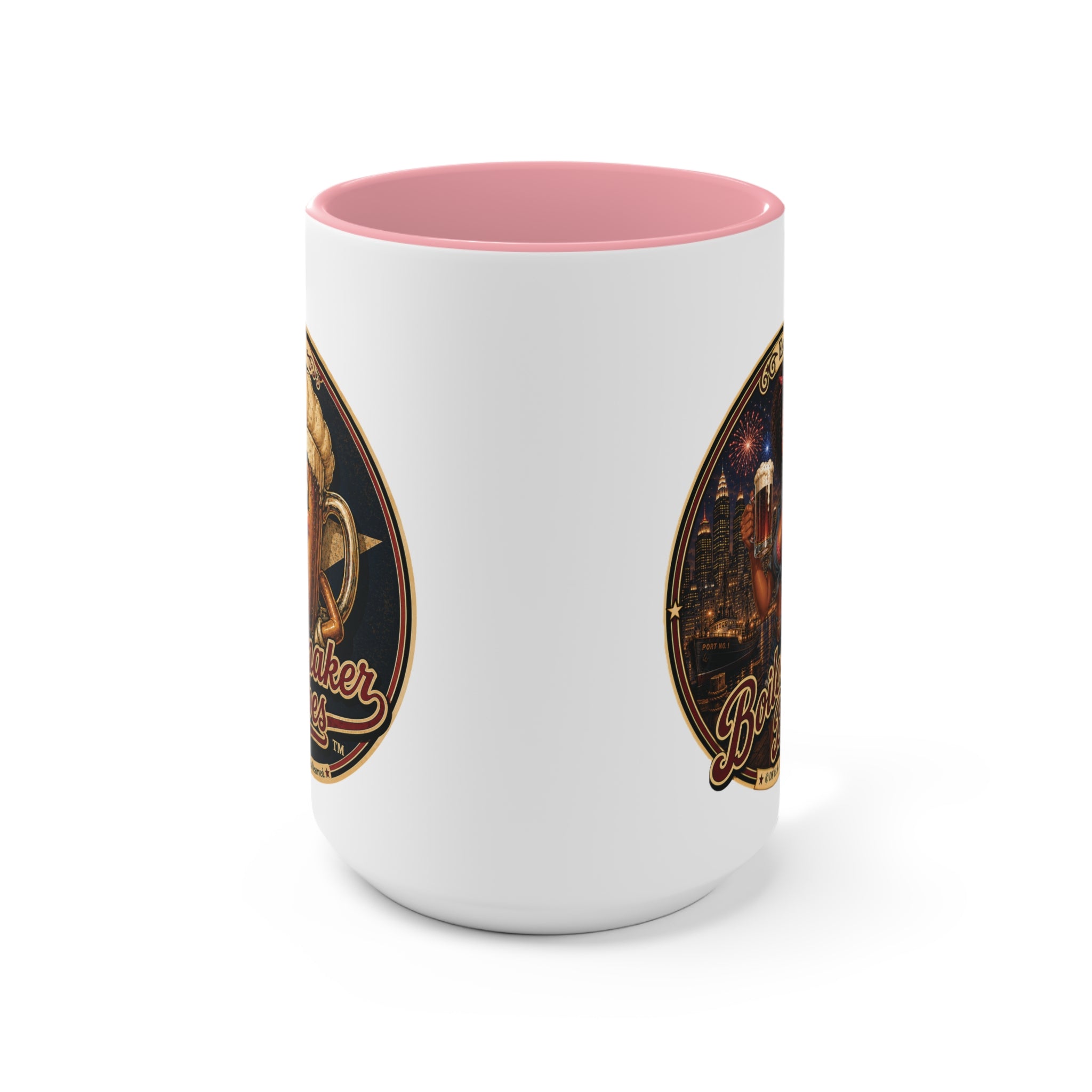 Docke! (F) – 15oz. Accent Mug - Boilermaker Babes ™ Vintage Style Pin-Up Art