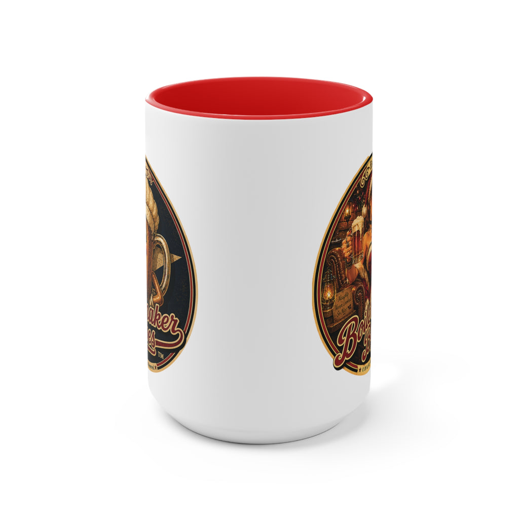 Claws! (F) – 15oz. Accent Mug - Boilermaker Babes ™ Vintage Style Pin-Up Art