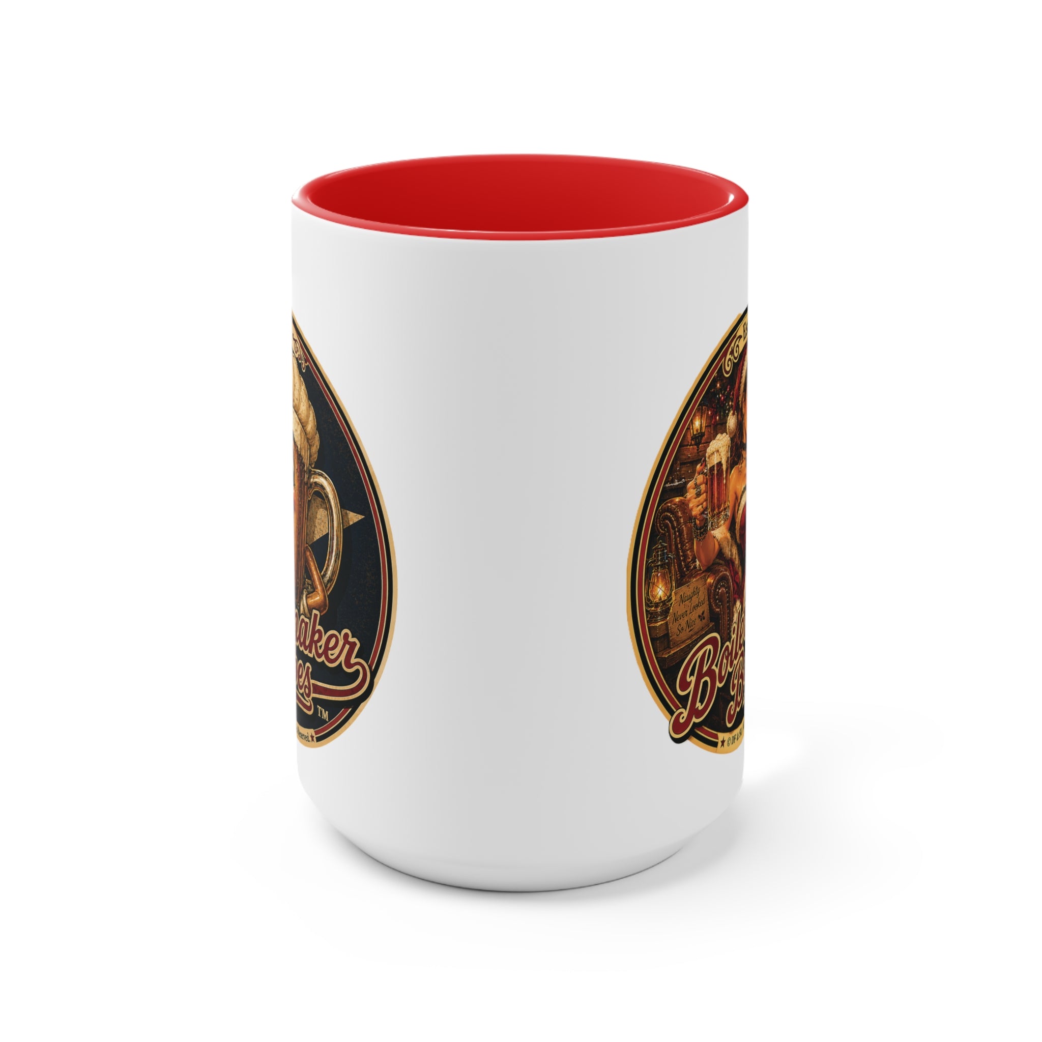 Claws! (F) – 15oz. Accent Mug - Boilermaker Babes ™ Vintage Style Pin-Up Art