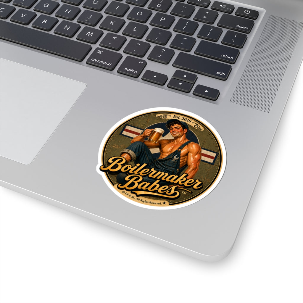 Mecham! (M) - Boilermaker Babes ™   — Retro Patriotic Pin-Up Vinyl Custom Cut Sticker