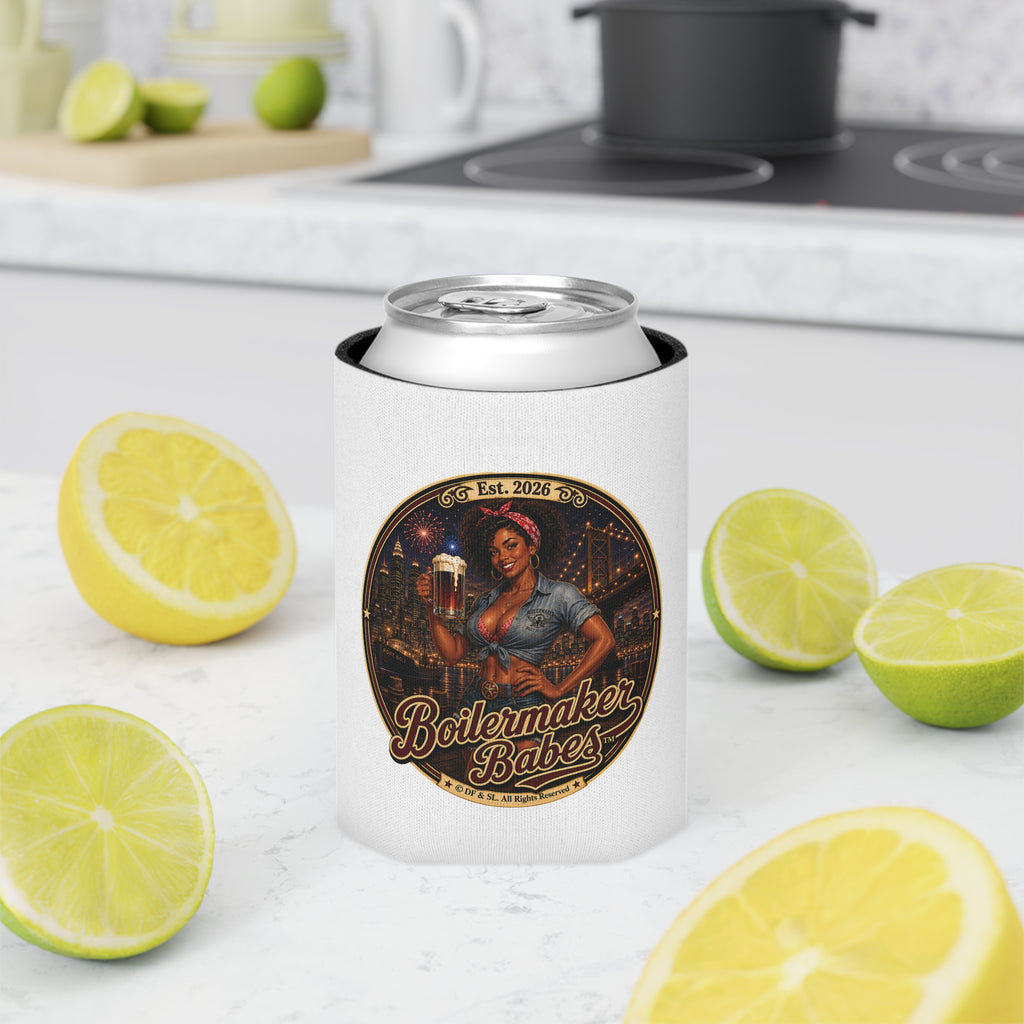 Docke! (M) – Can Sleeve - Boilermaker Babes ™ Vintage Style Pin-Up Art