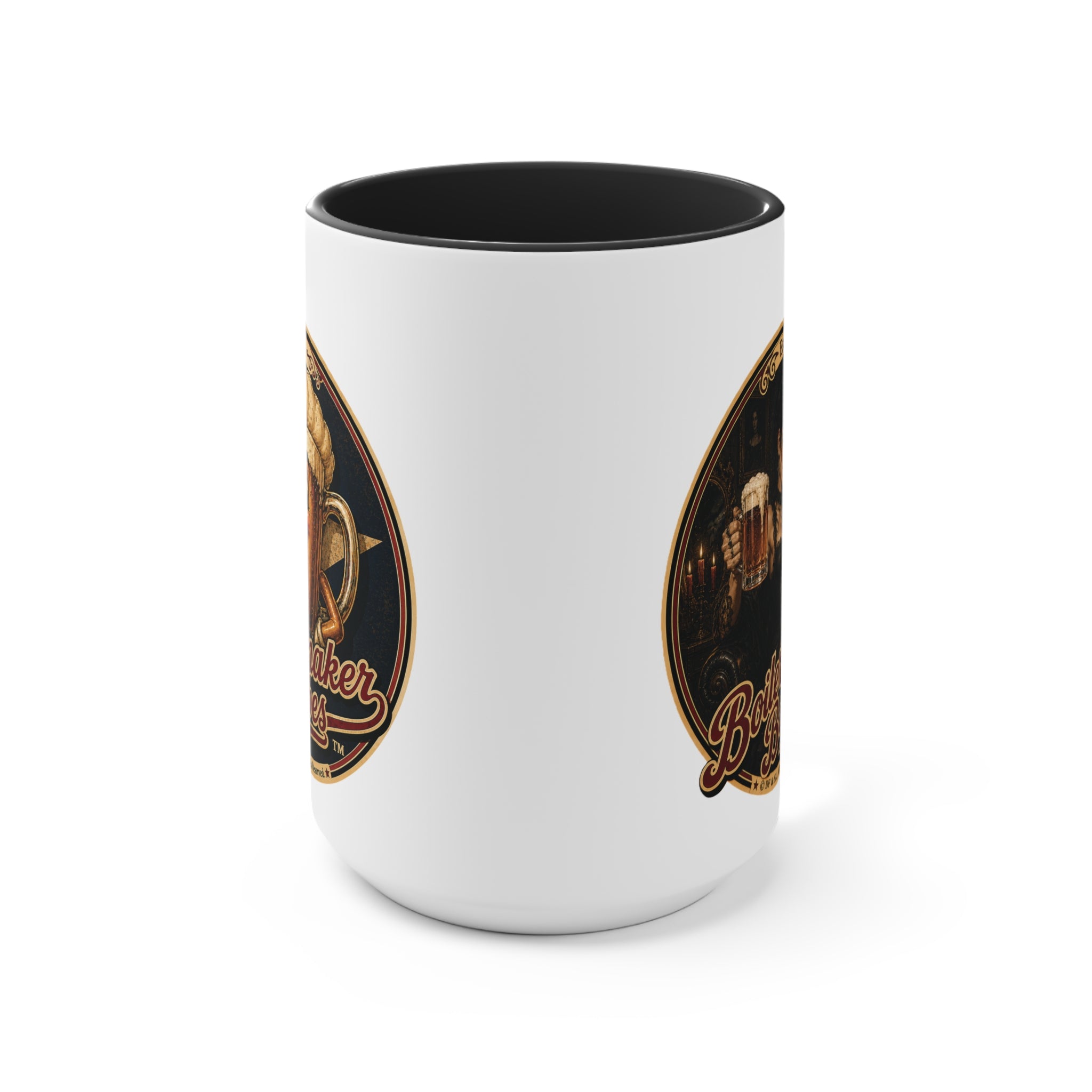 Spooki! (F) – 15oz. Accent Mug - Boilermaker Babes ™ Vintage Style Pin-Up Art